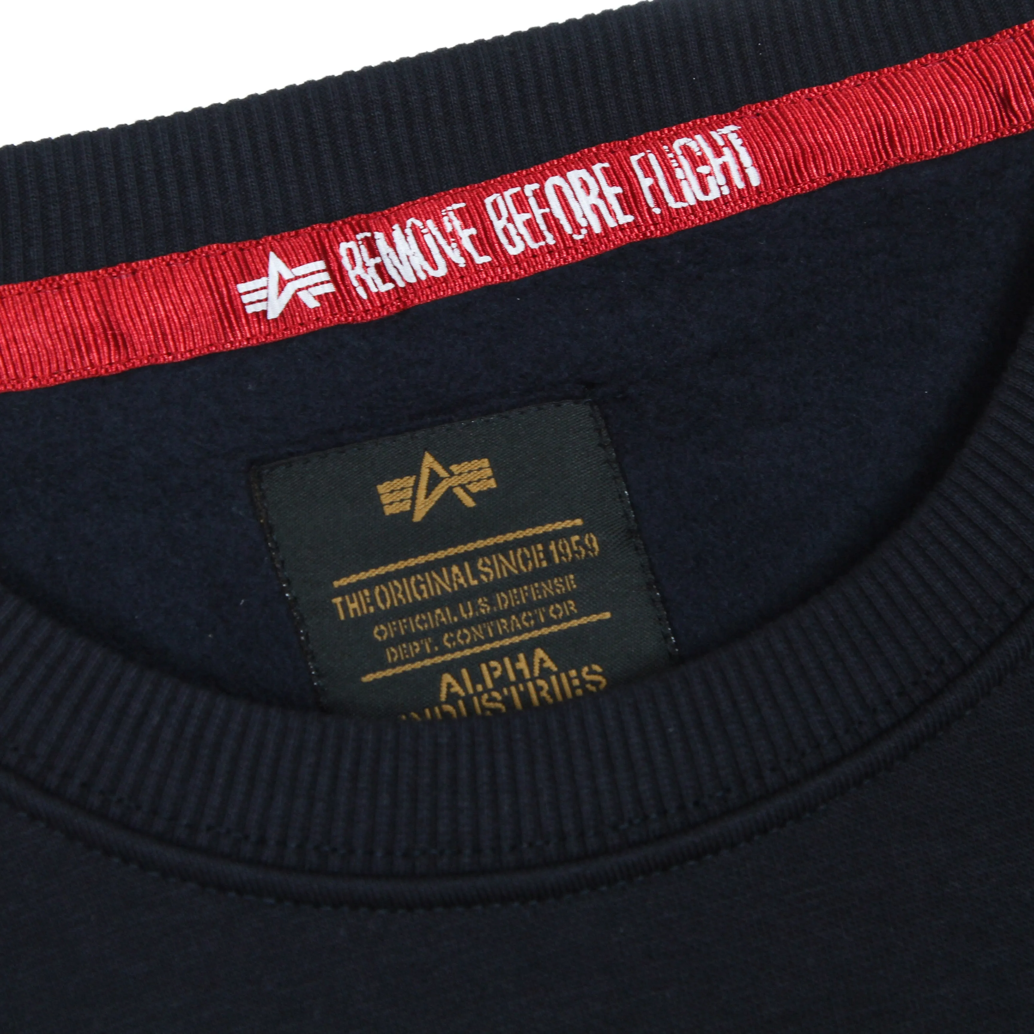Felpa Girocollo Uomo Nasa Reflective Sweater Blue