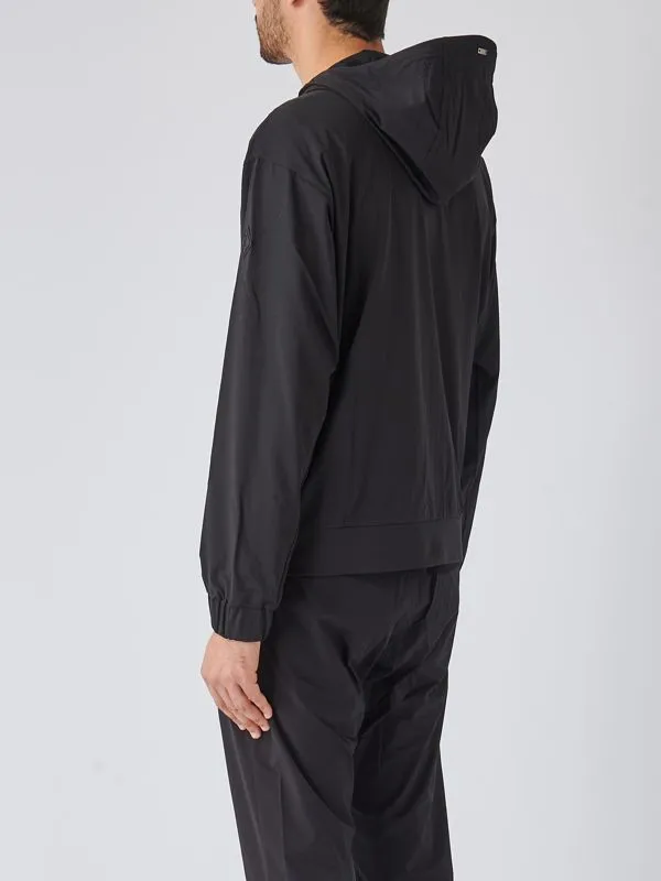 Felpa uomo Herno in jersey di nylon Nero