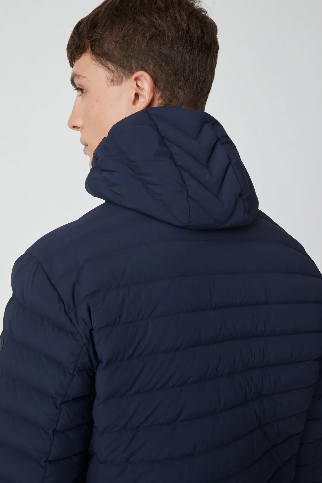 FRANKLIN 2.0 – Piumino blu in stretch