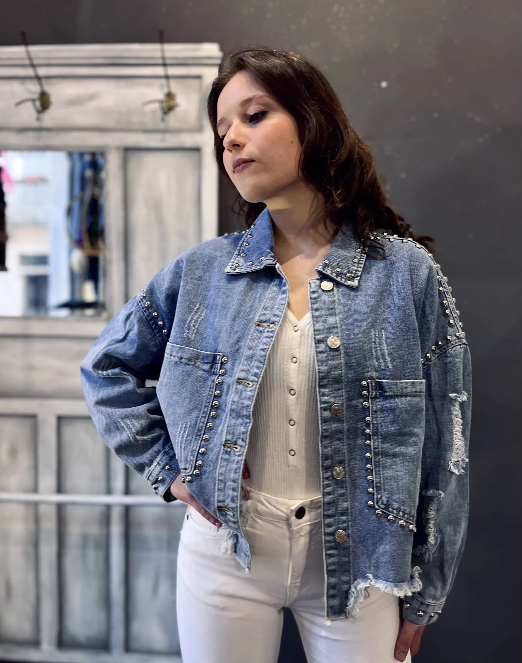 giacca di jeans