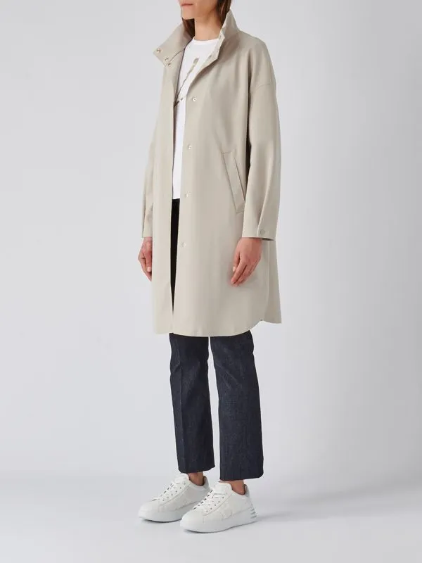 Giacca donna Herno in jersey stretch Grigio Perla