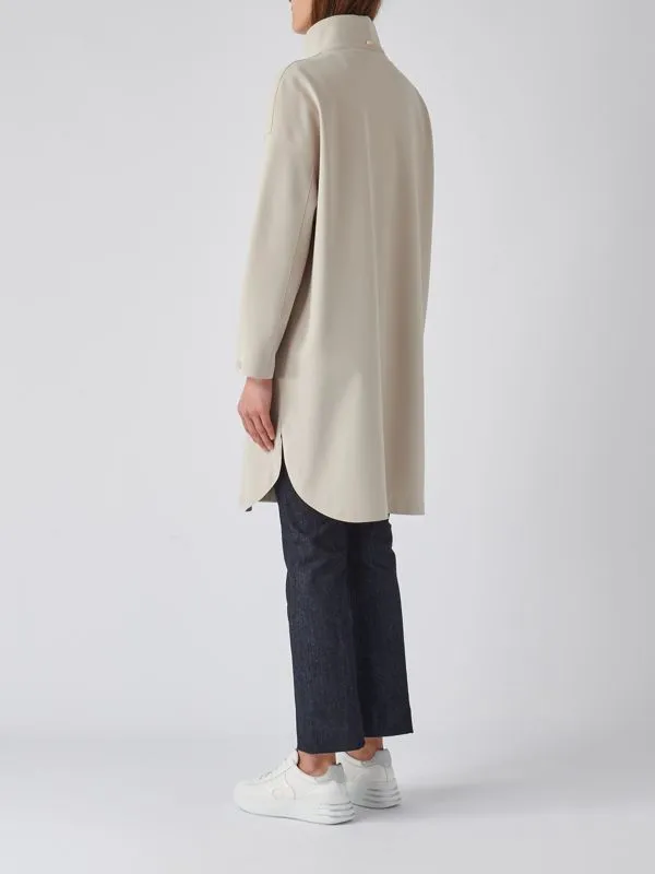 Giacca donna Herno in jersey stretch Grigio Perla