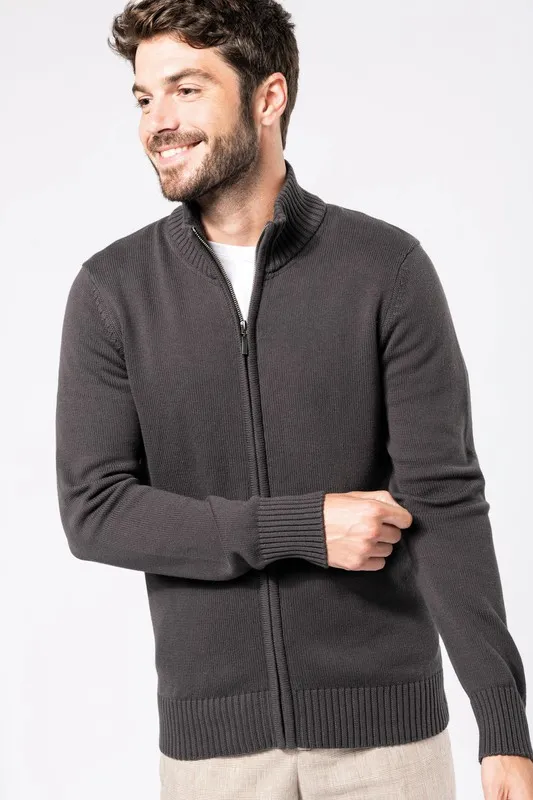 GIACCA IN MAGLIA CON CERNIERA
