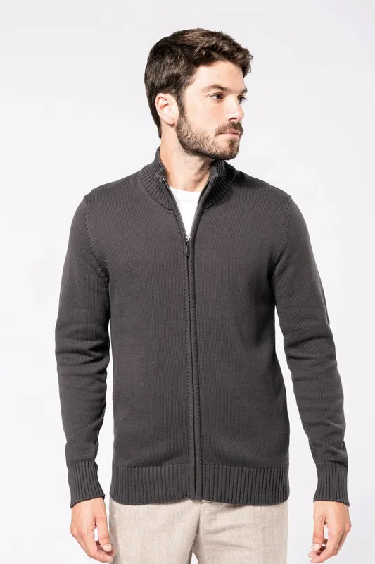 GIACCA IN MAGLIA CON CERNIERA
