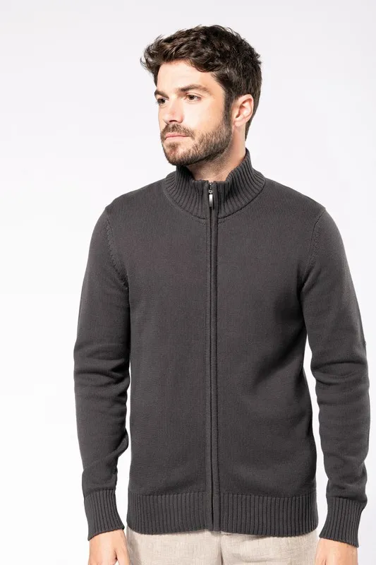 GIACCA IN MAGLIA CON CERNIERA