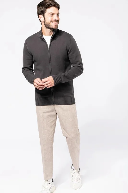 GIACCA IN MAGLIA CON CERNIERA