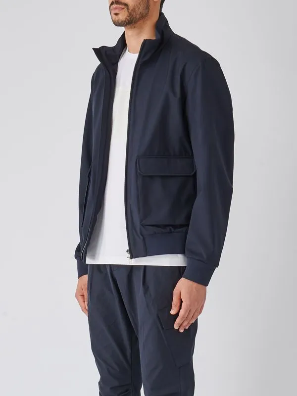 Giacca uomo Herno in lana Storm System Navy