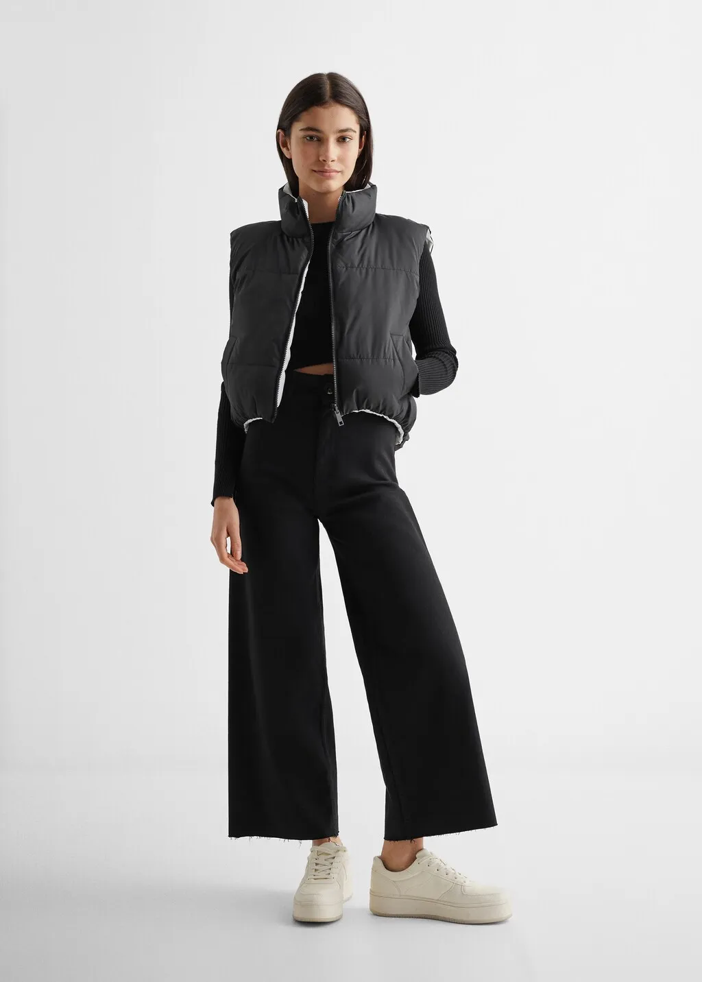Gilet imbottito double face