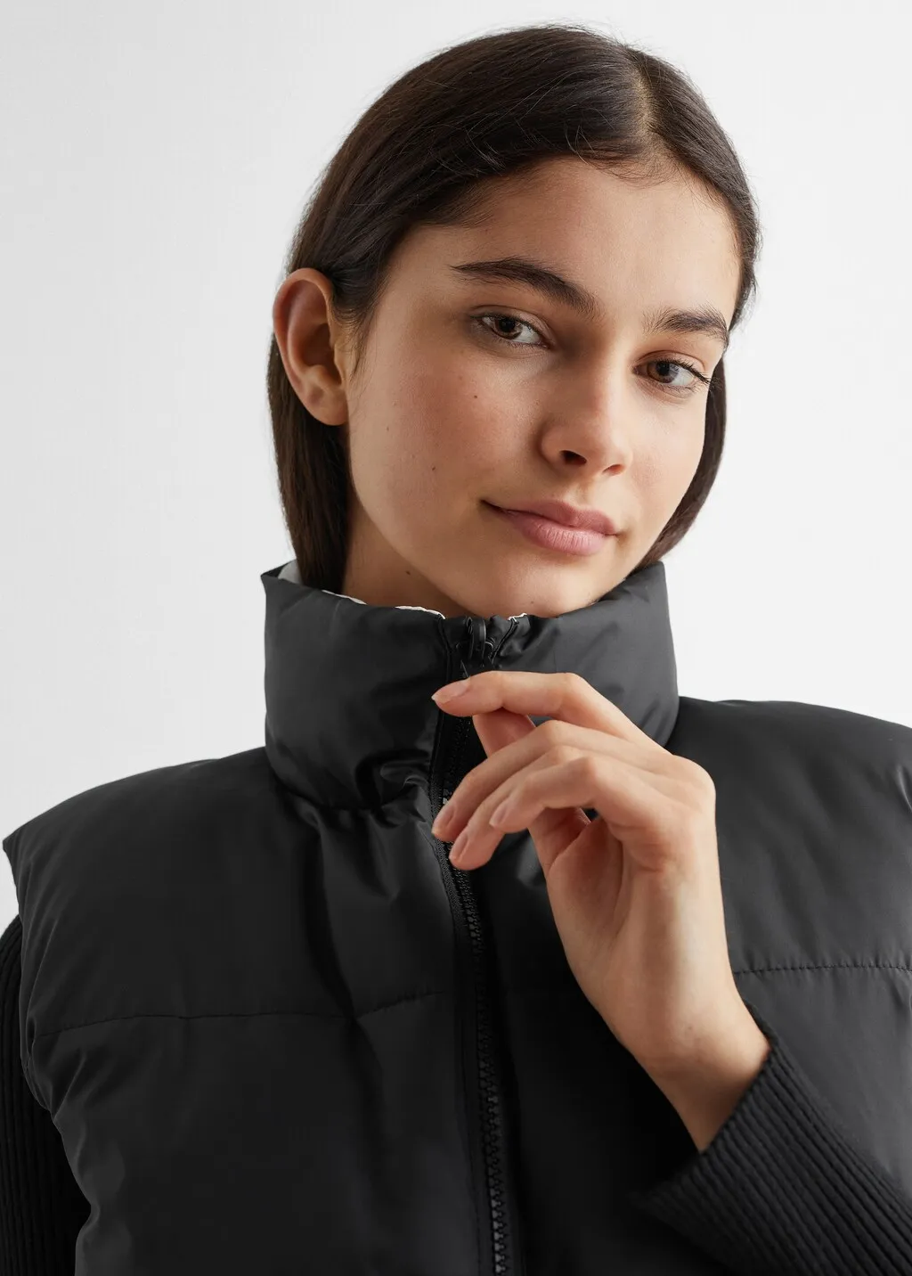 Gilet imbottito double face