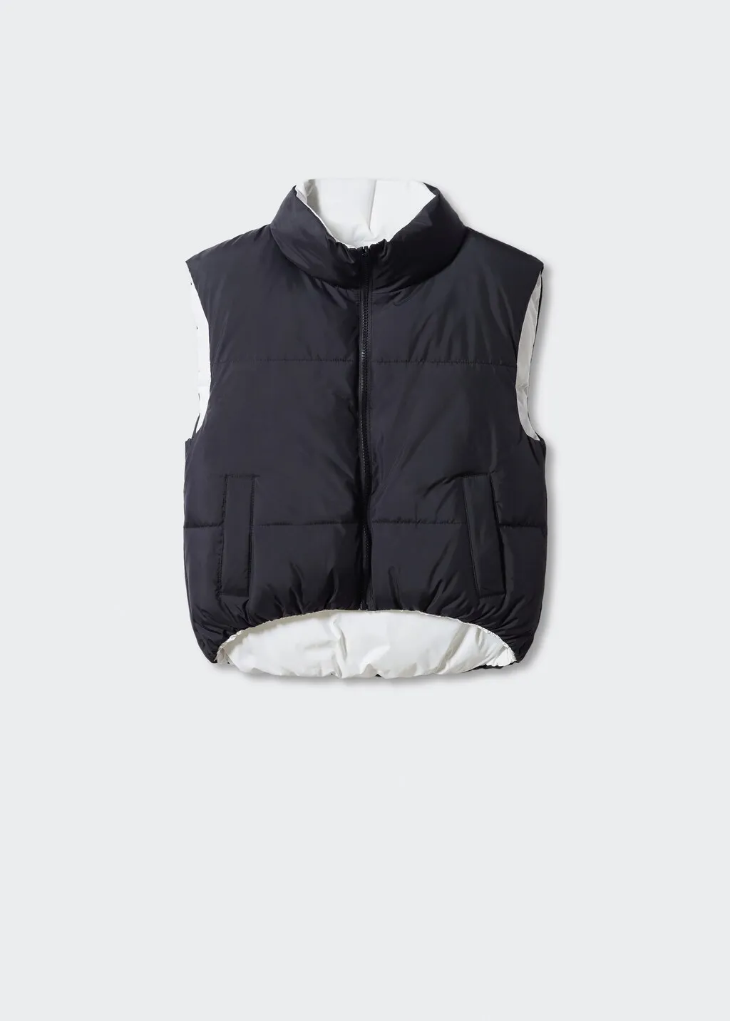 Gilet imbottito double face