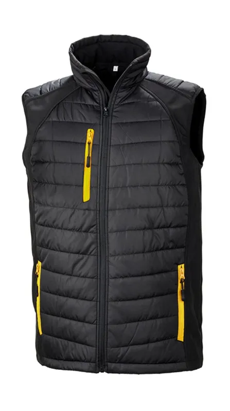 Gilet imbottito in softshell