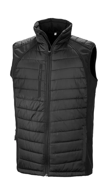 Gilet imbottito in softshell