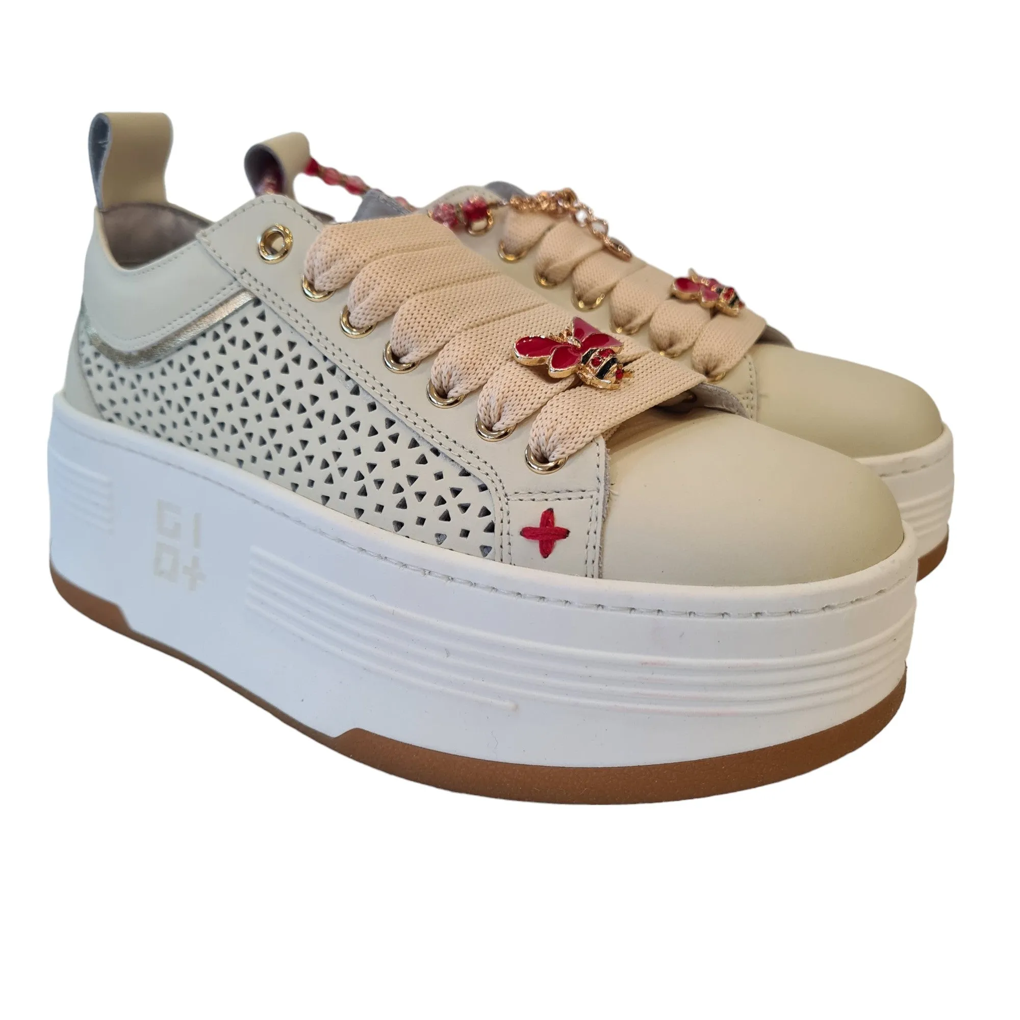 Gio+ Sneakers Beige Donna Rif.19