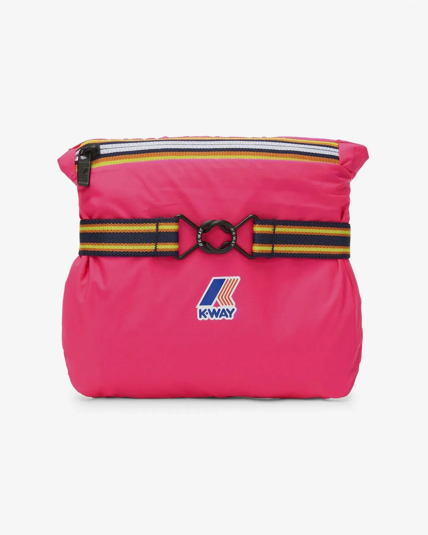 Giubbino impermeabile Le Vrai Claude fucsia fluo vestibilità regular con cappuccio