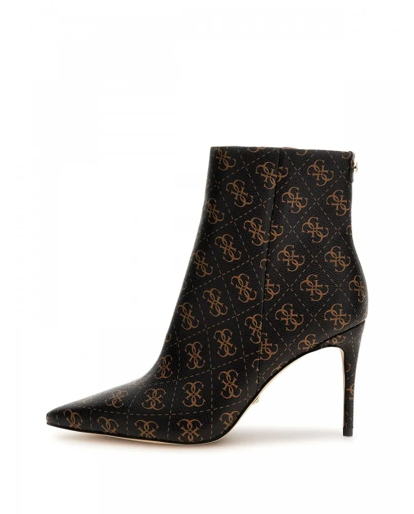 GUESS FL8RI6FAL10 stivaletto tacco tronchetto punta scarpe logato