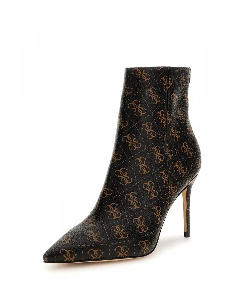 GUESS FL8RI6FAL10 stivaletto tacco tronchetto punta scarpe logato