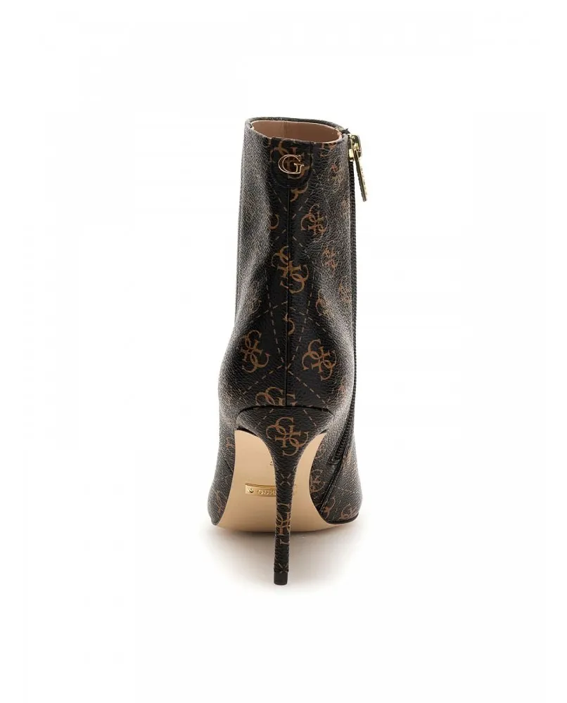 GUESS FL8RI6FAL10 stivaletto tacco tronchetto punta scarpe logato