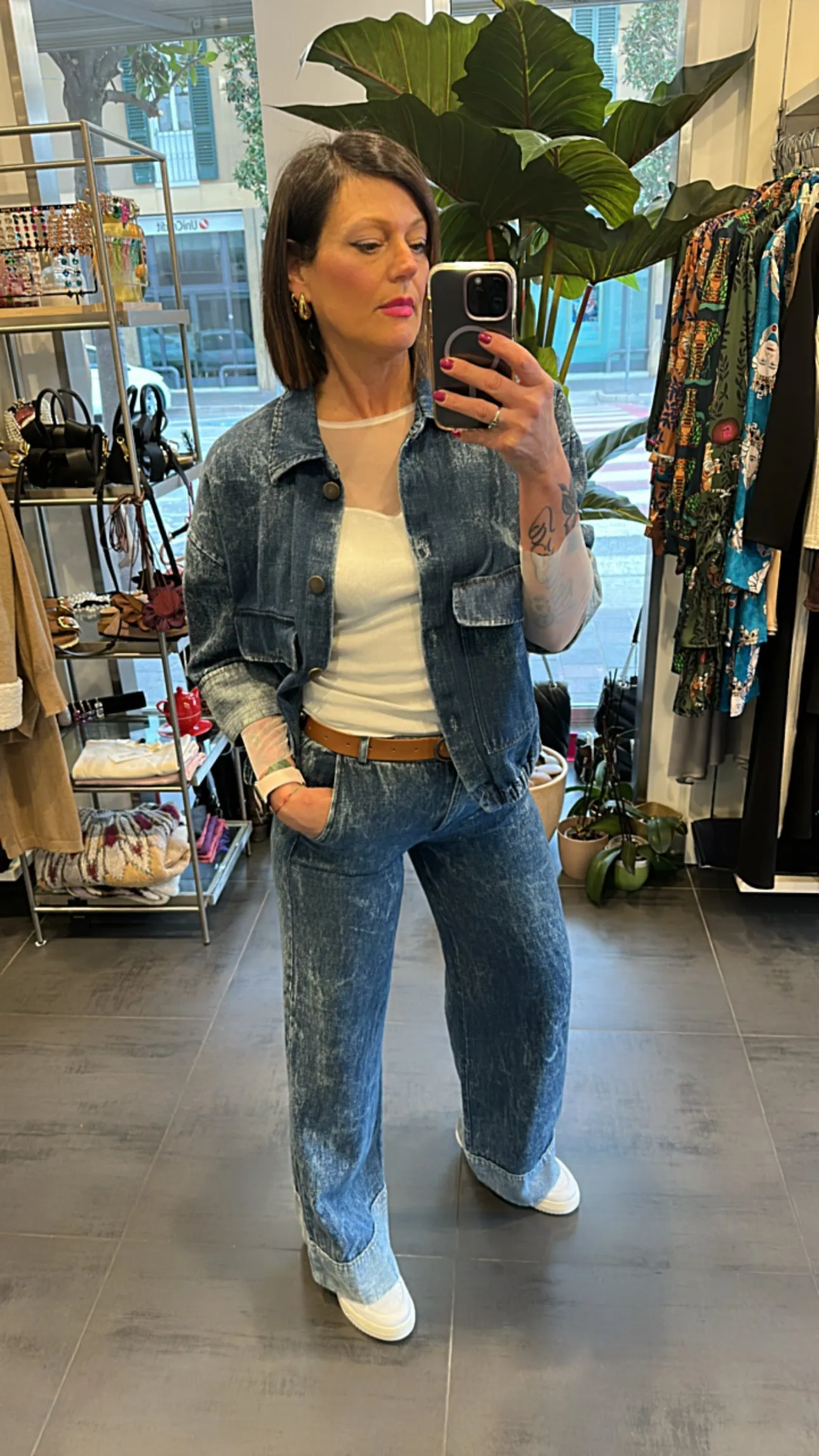 Haveone -  Blue Jeans con risvolto