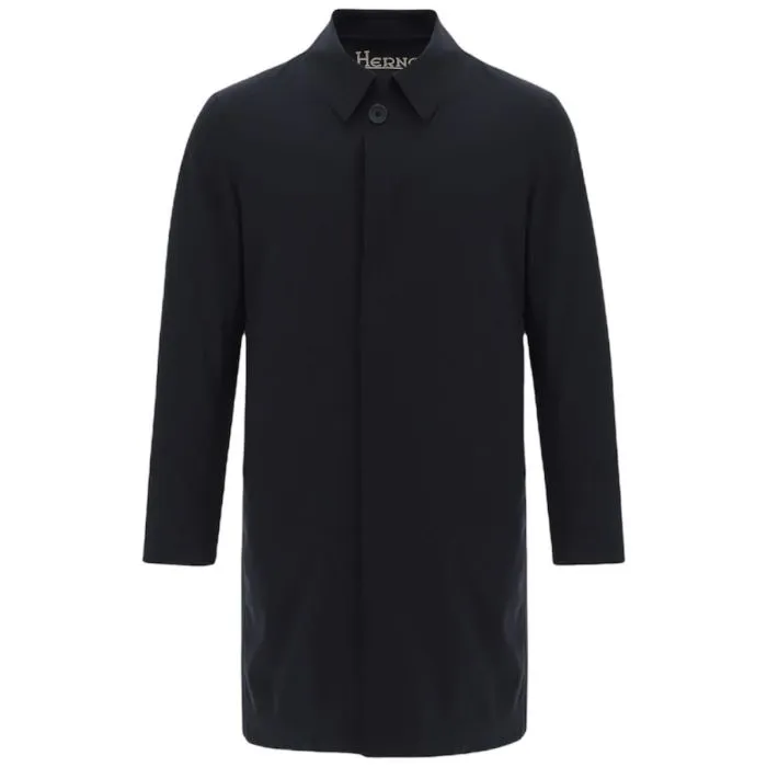 Herno Impermeabile Essence Nastrato Monogram Blu