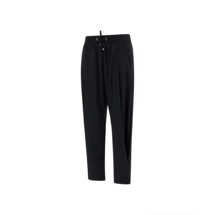 Herno Pantalone In Nylon Stretch Nero