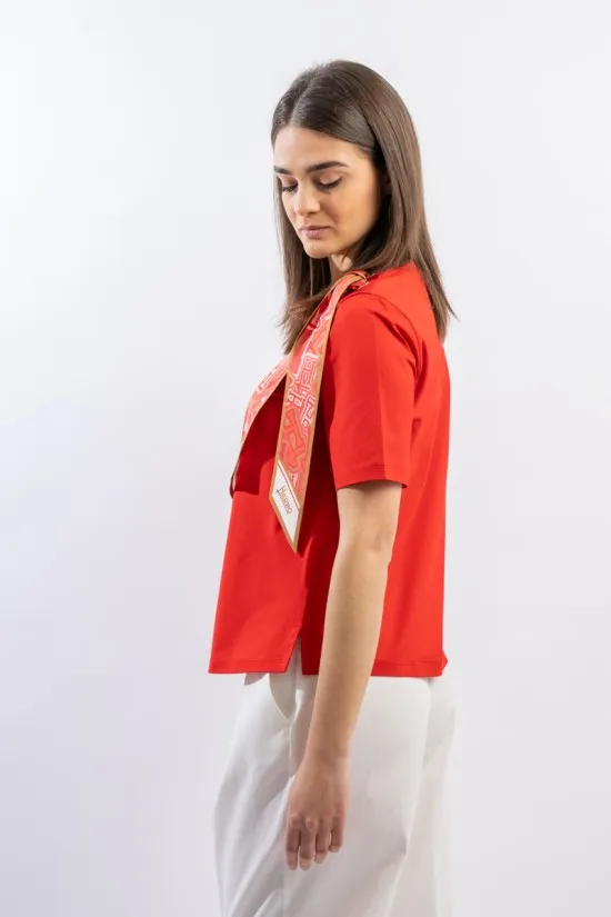 HERNO T SHIRT CON FOULARD JG000185D 52003