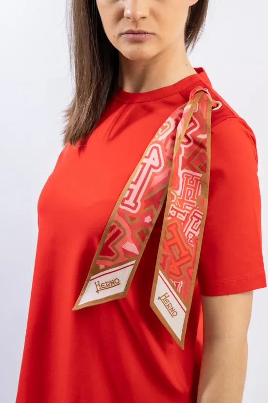 HERNO T SHIRT CON FOULARD JG000185D 52003