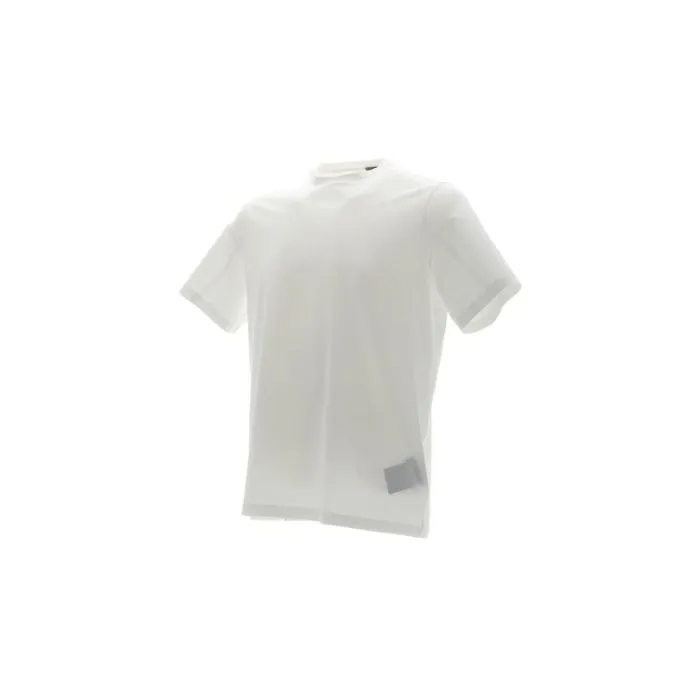Herno T-shirt Girocollo Cotone Elasticizzato Termosaldato Bianco