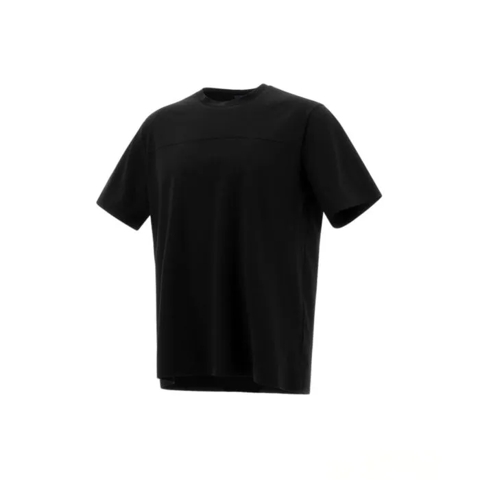 Herno T-shirt In Cotone Stretch Con Cucitura Nero