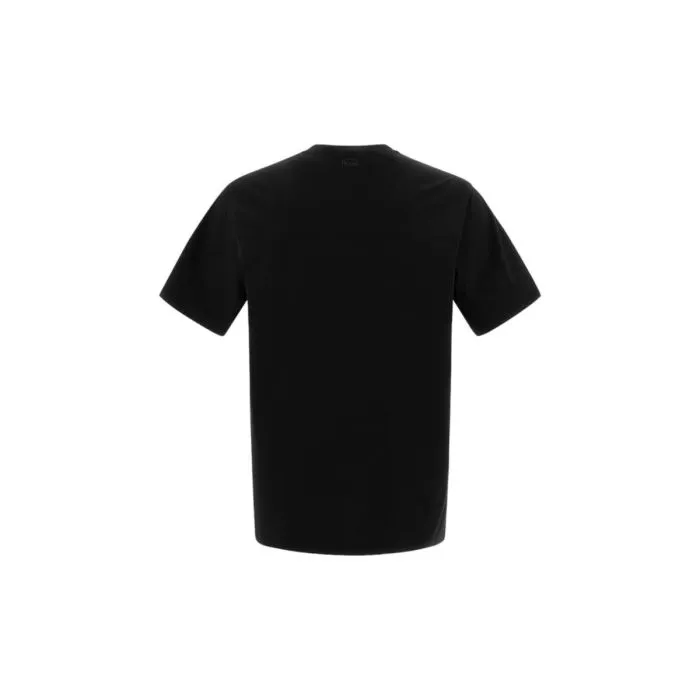 Herno T-shirt In Cotone Stretch Con Cucitura Nero