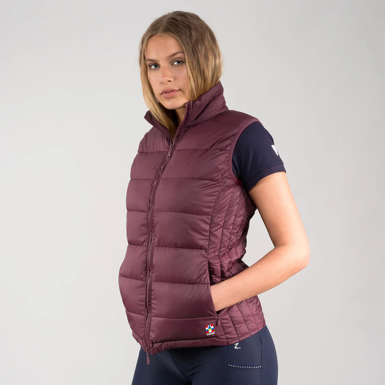 Horze Amber Gilet da club imbottito leggero da donna