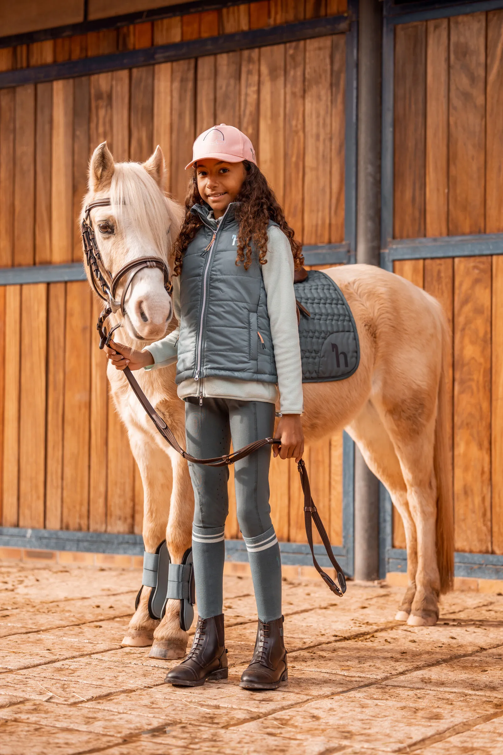 Horze Bella Gilet imbottito leggero per bambini