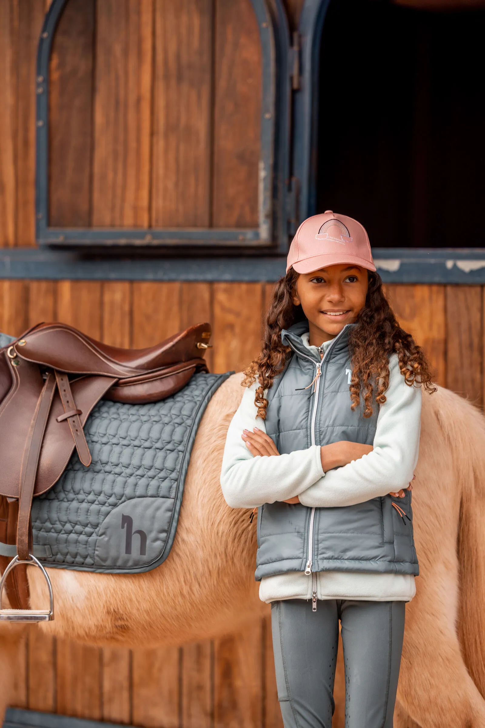 Horze Bella Gilet imbottito leggero per bambini