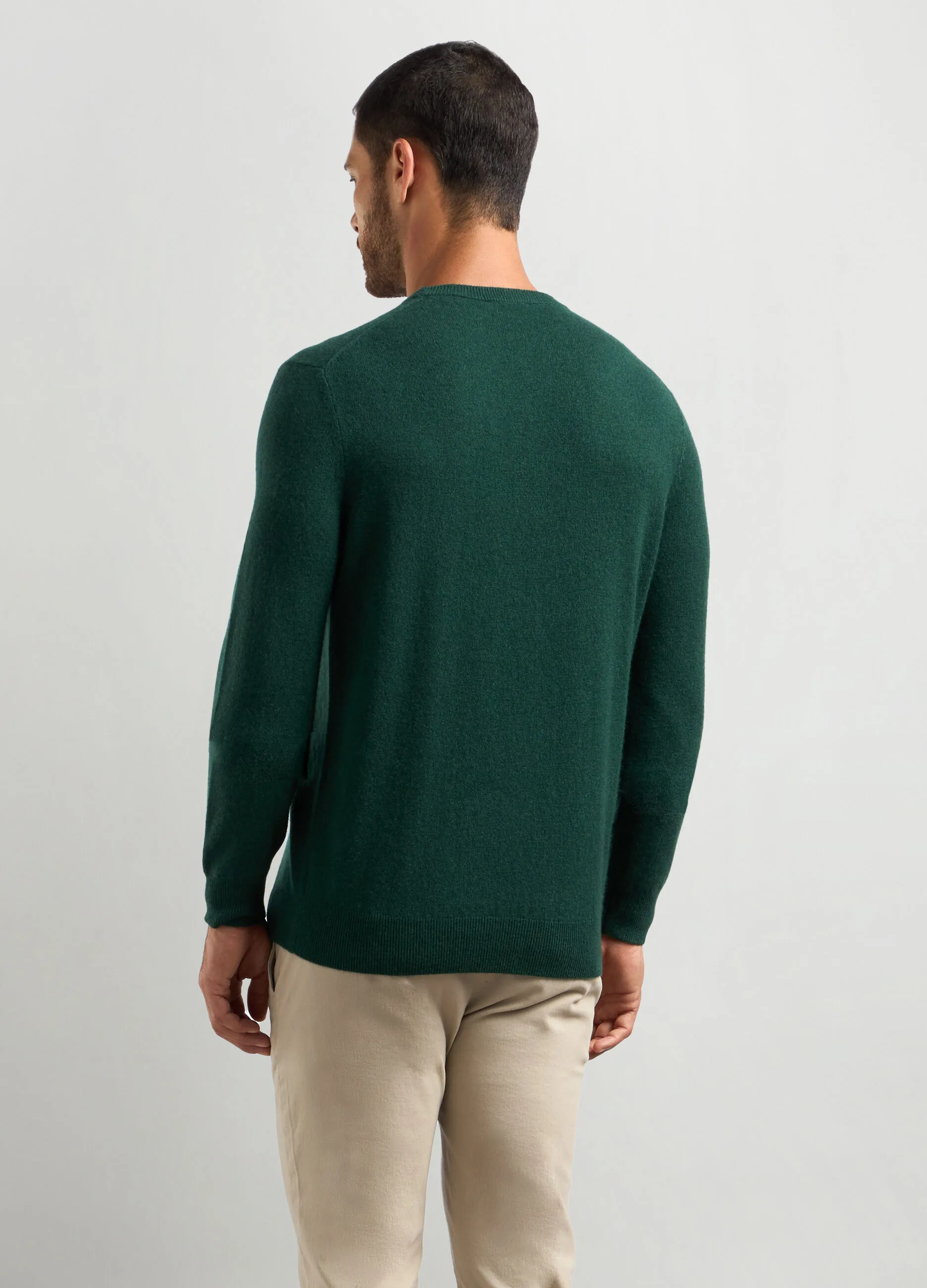 J. HART & BROS  Maglione girocollo in puro cashmere uomo