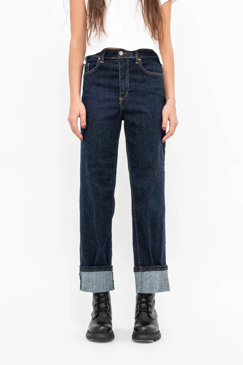 JEANS BAGGY RISVOLTO