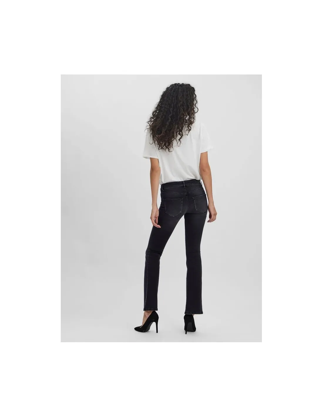 Jeans nero donna Vmsigi Vero Moda
