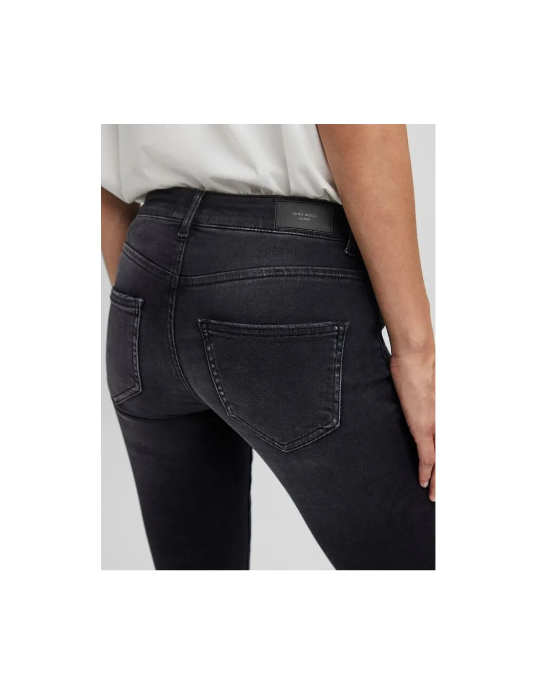 Jeans nero donna Vmsigi Vero Moda