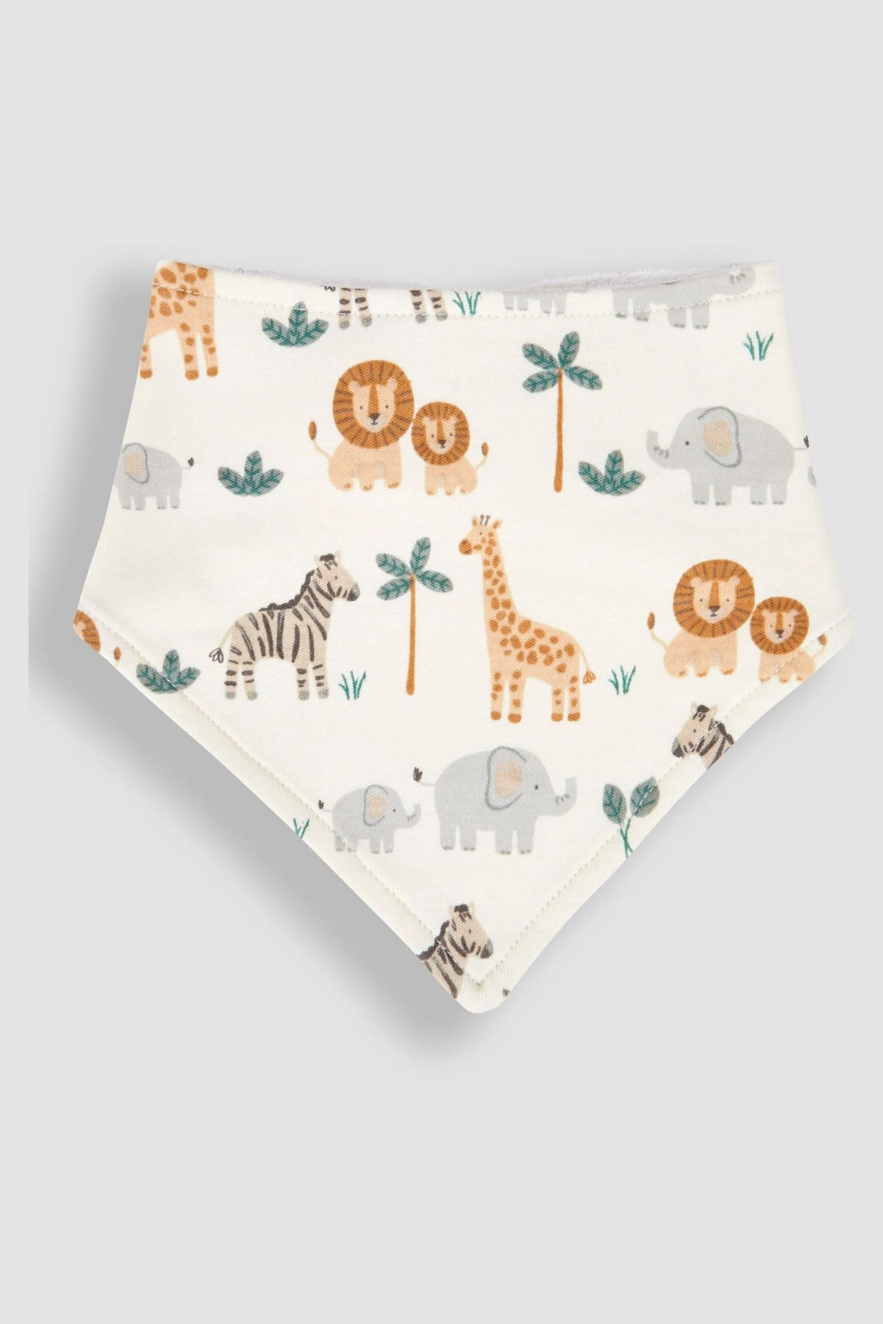 JoJo Maman Bébé 3-Pack Cotton Baby Dribble Bibs    