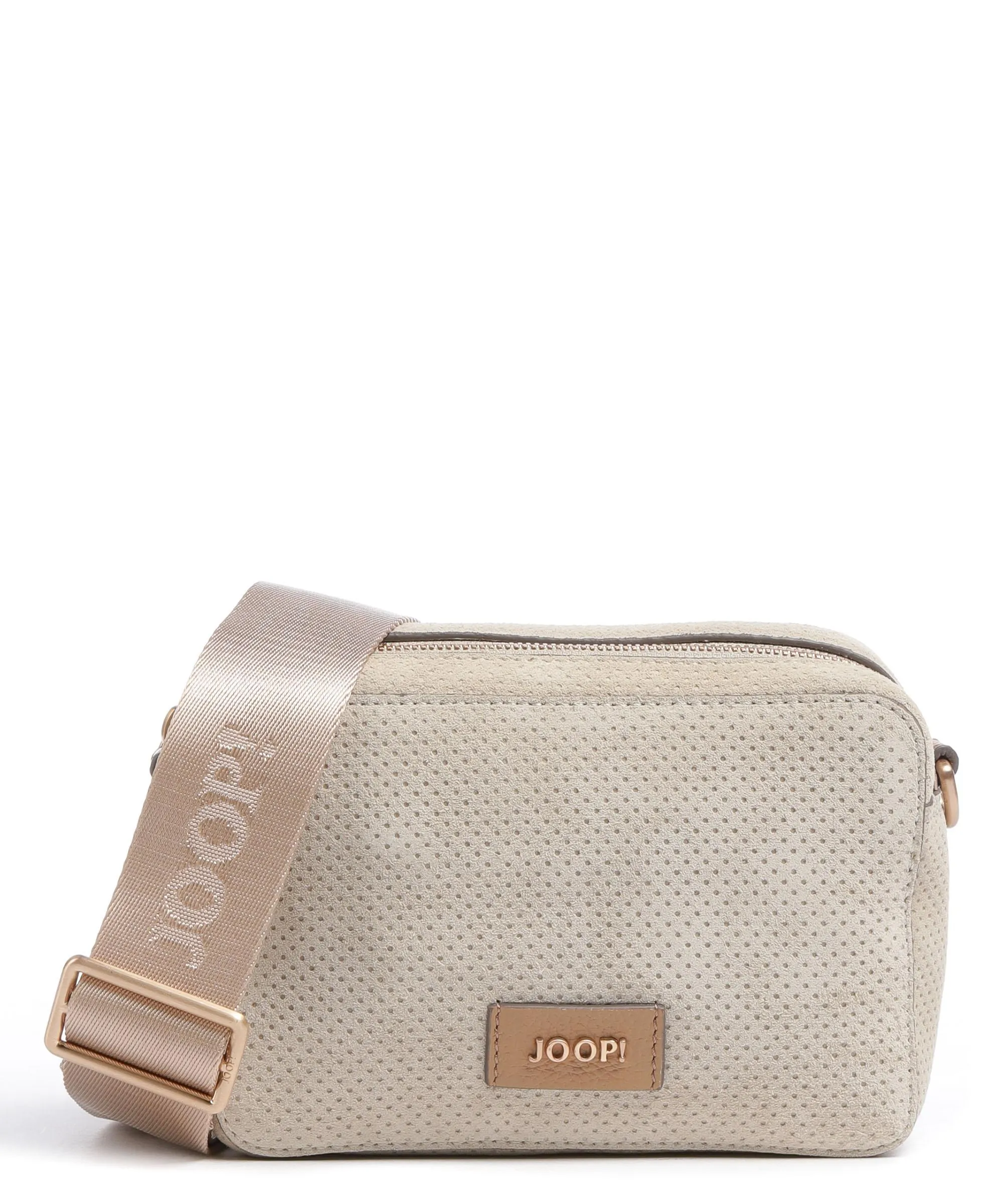  JOOP! Perforare Susan Borsa a tracolla pelle bovina ruvida beige  