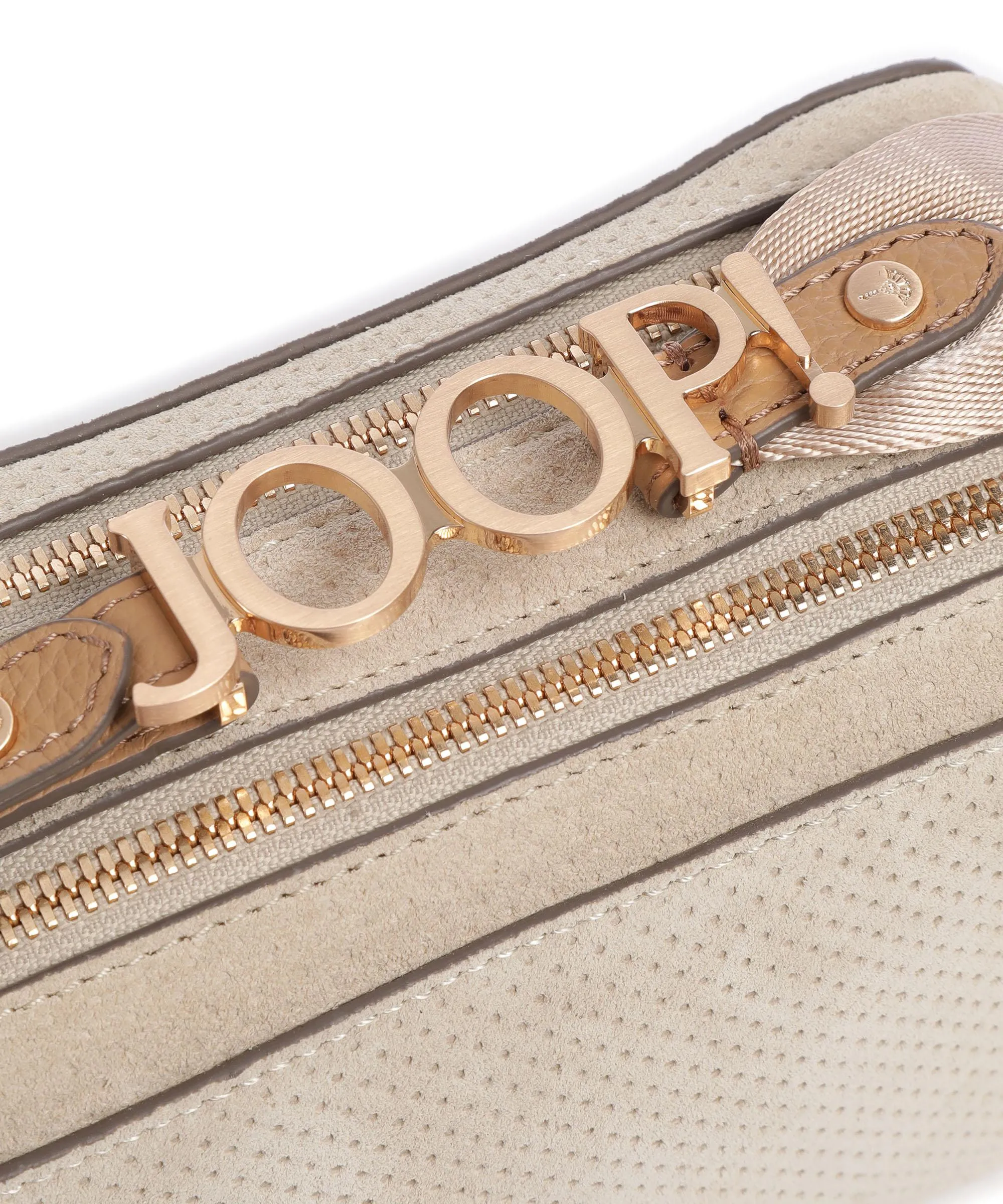  JOOP! Perforare Susan Borsa a tracolla pelle bovina ruvida beige  