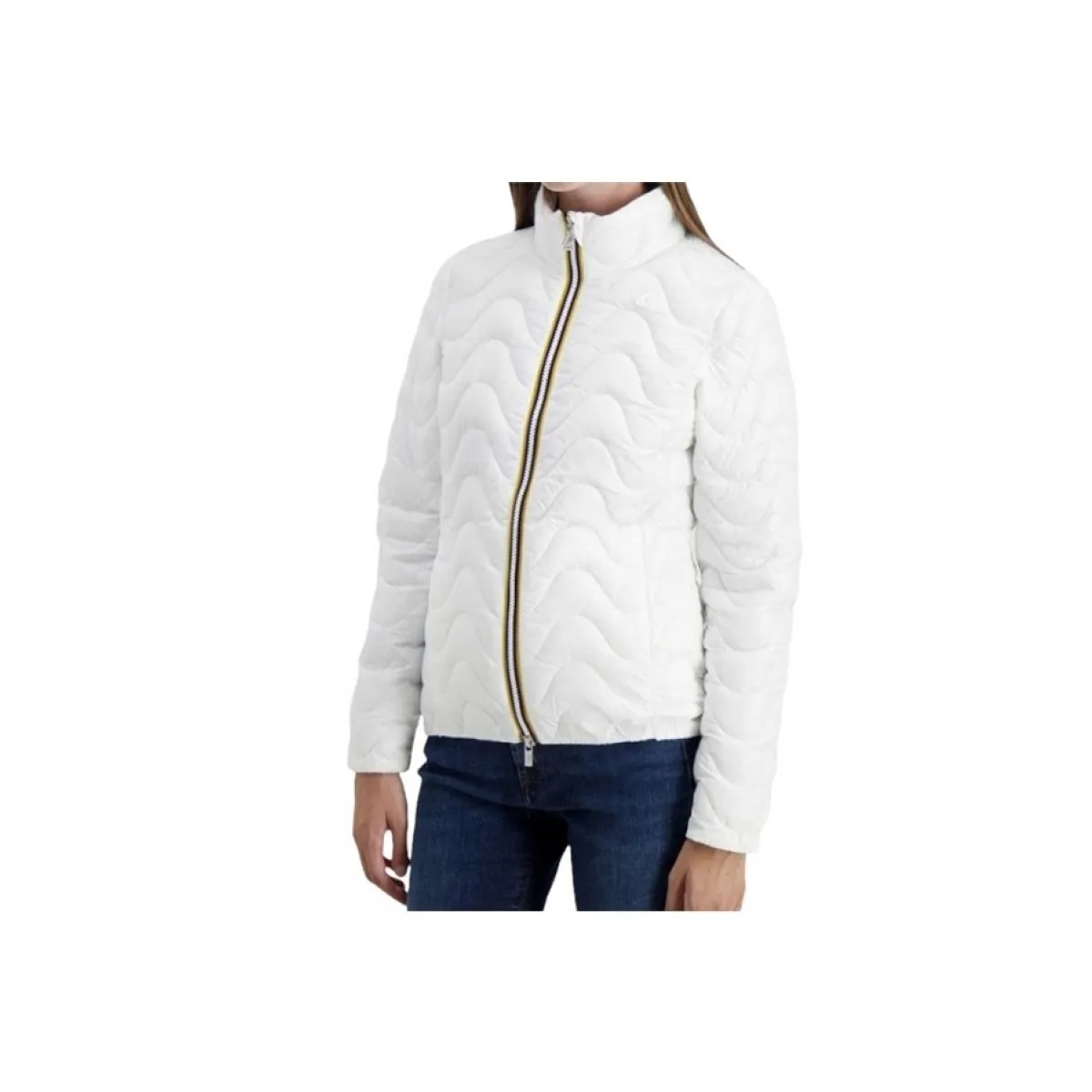 K-Way Piumino Donna Violette Eco Warm Bianco