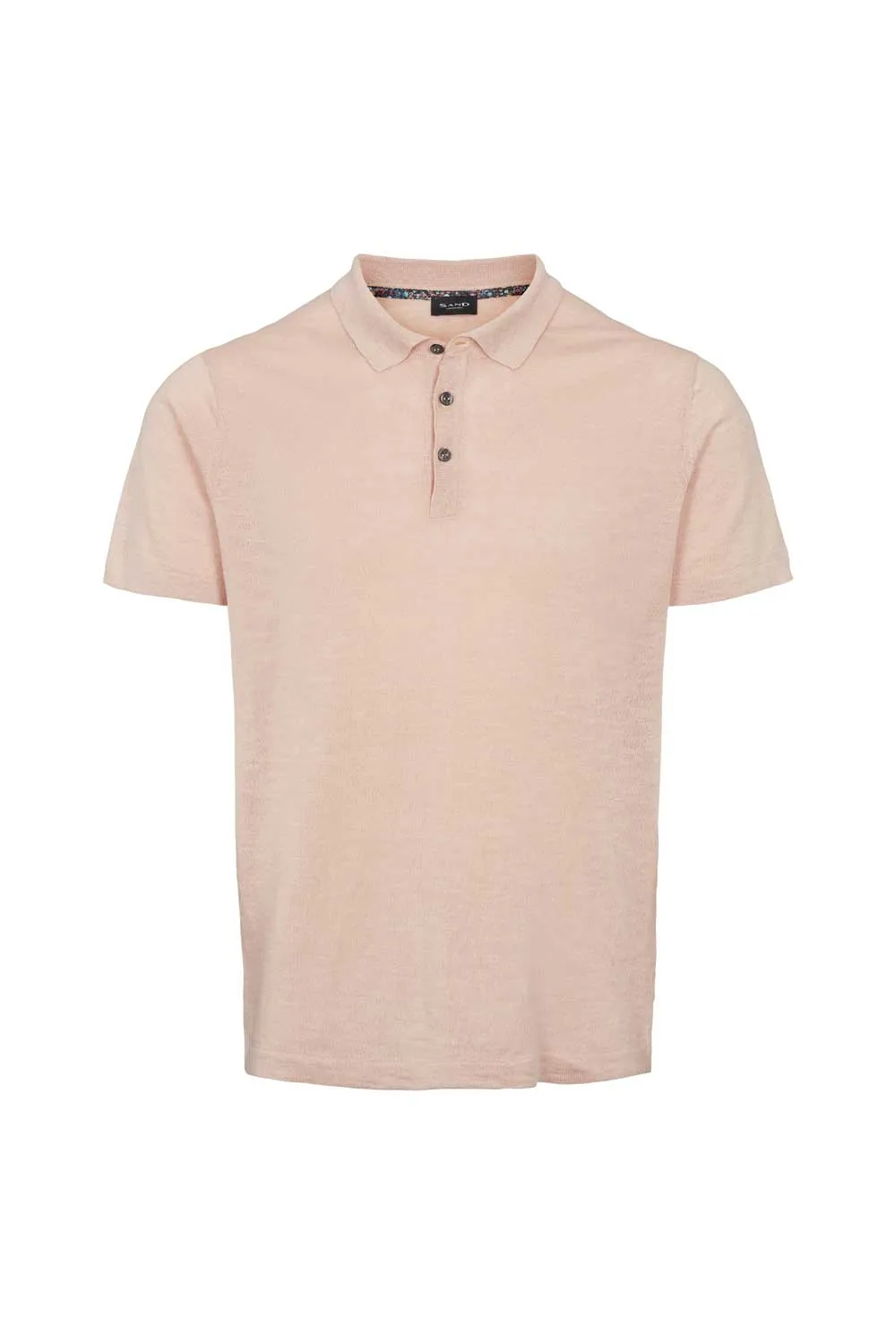 Linen Rico Polo Pink