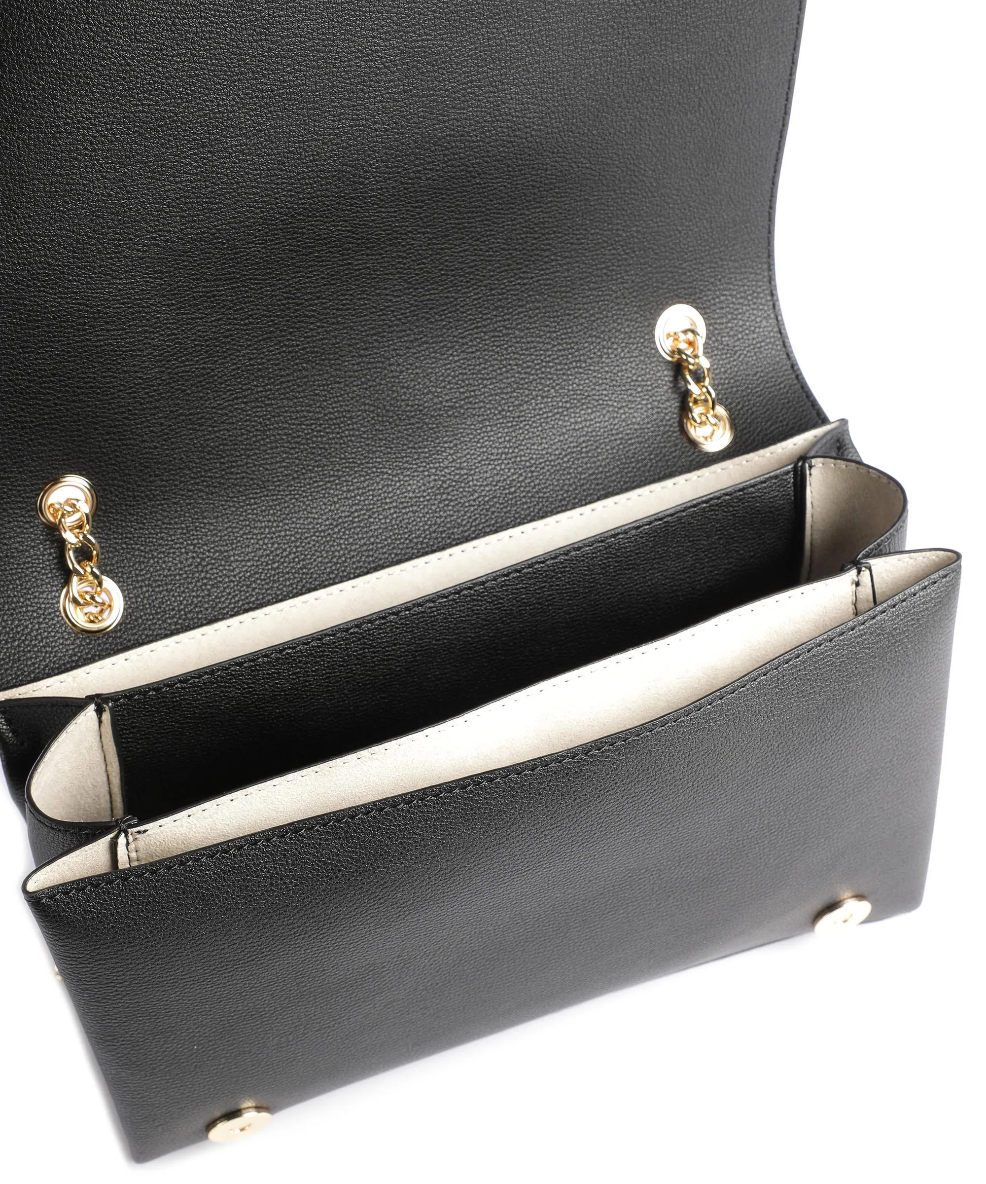  Love Moschino Love Lettering Borsa a spalla pelle sintetica nero  
