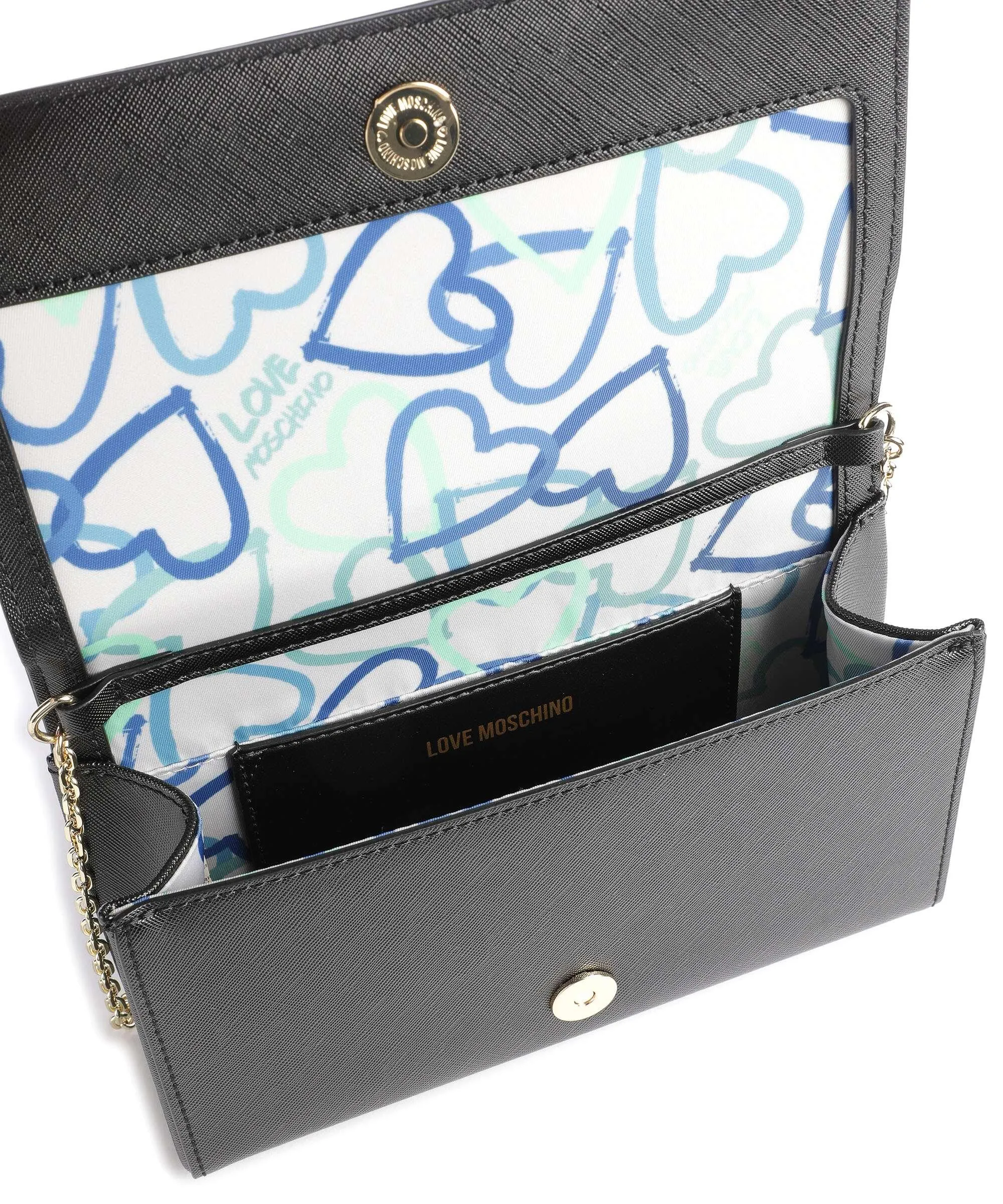  Love Moschino Smart Daily Borsa a tracolla pelle sintetica nero  