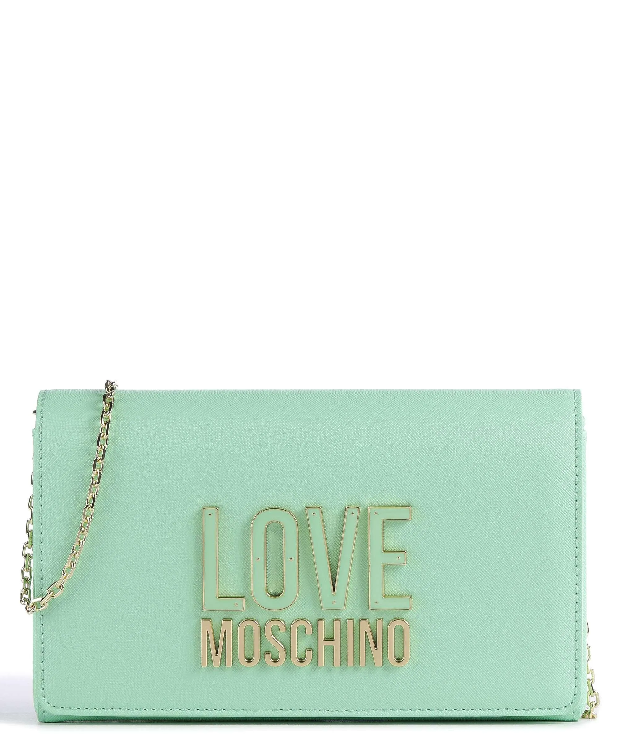  Love Moschino Smart Daily Borsa a tracolla pelle sintetica verde menta  