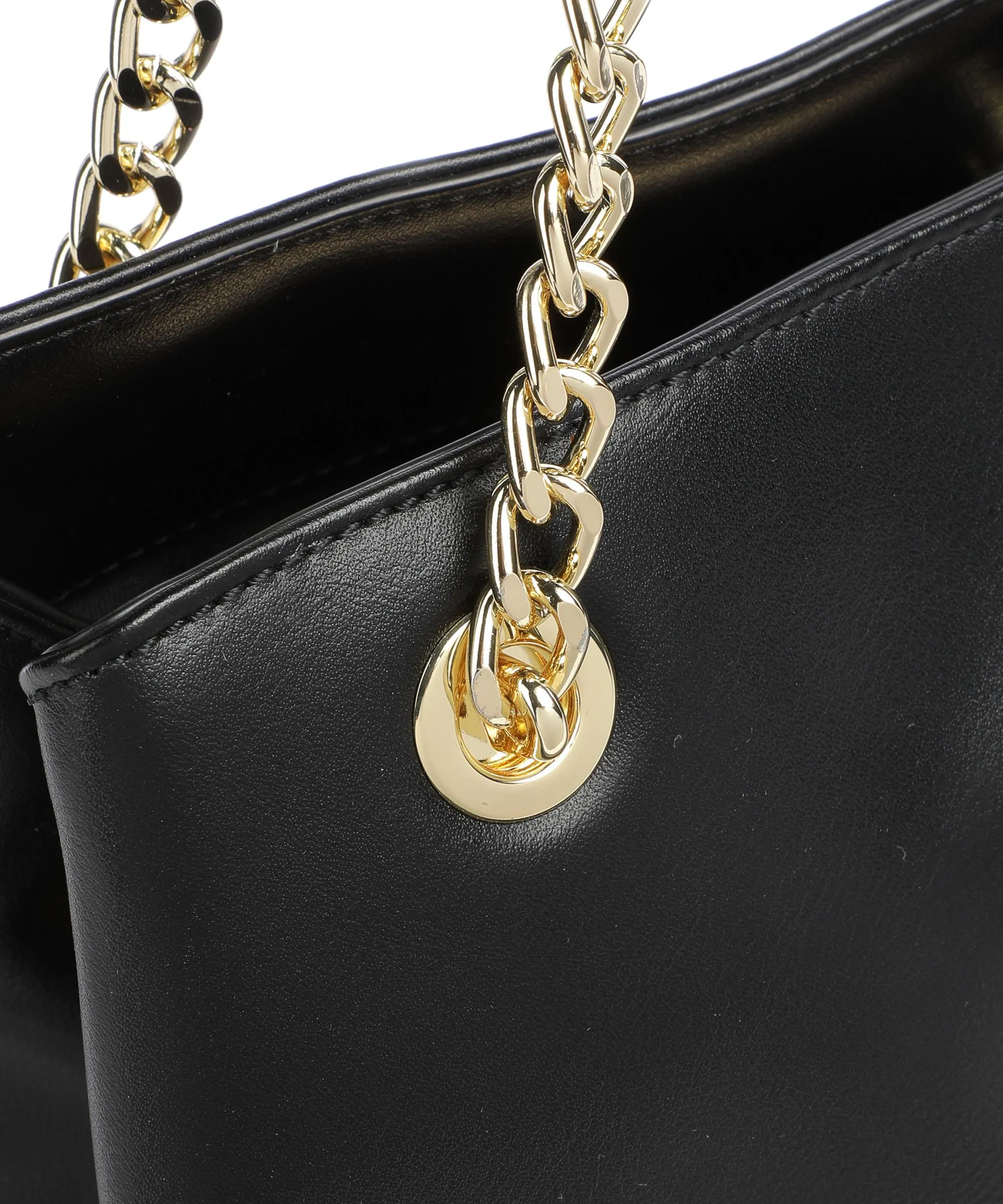  Love Moschino Supergold Borsa shopper pelle sintetica nero  