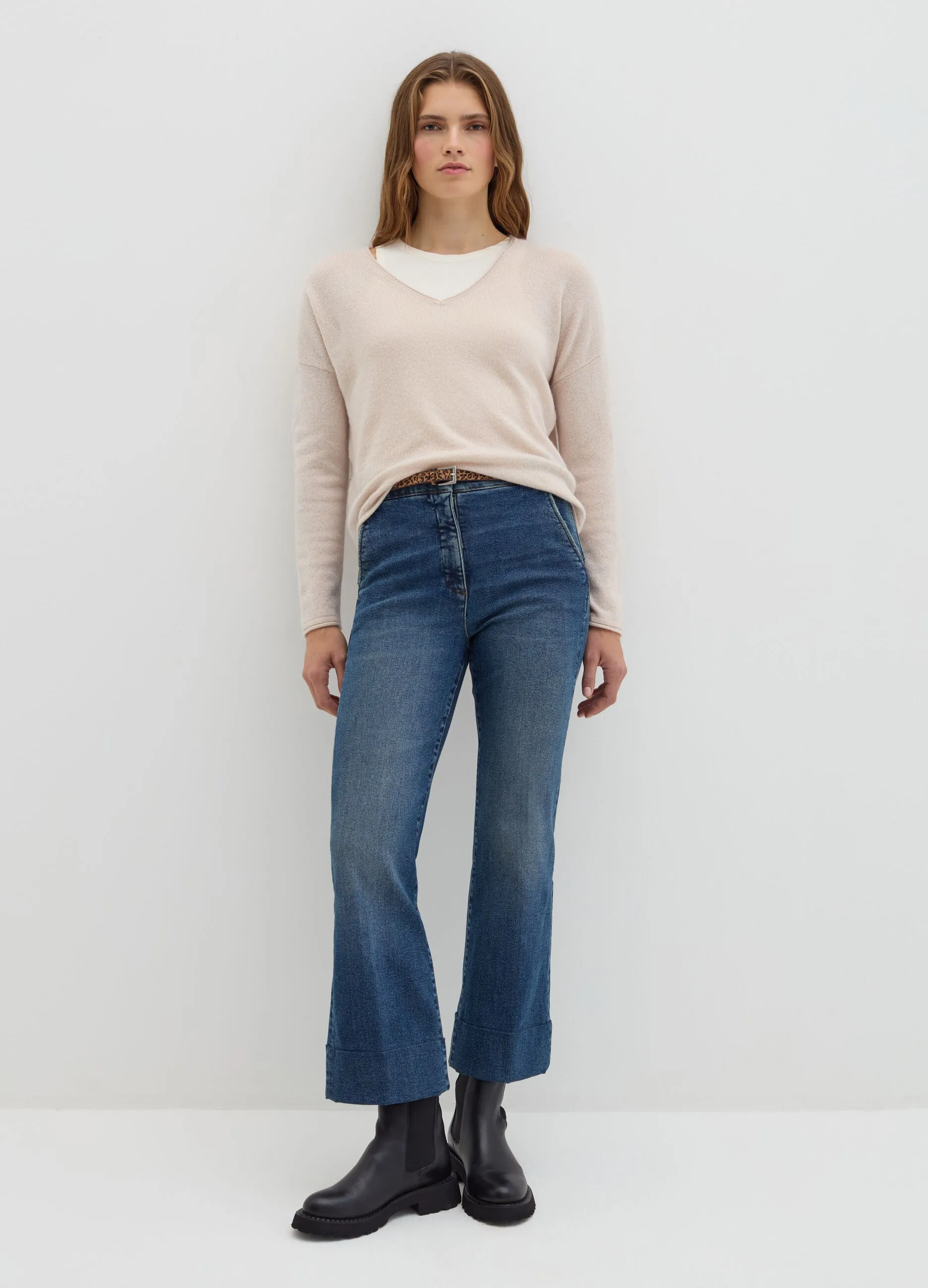 Maglia in cashmere con lurex