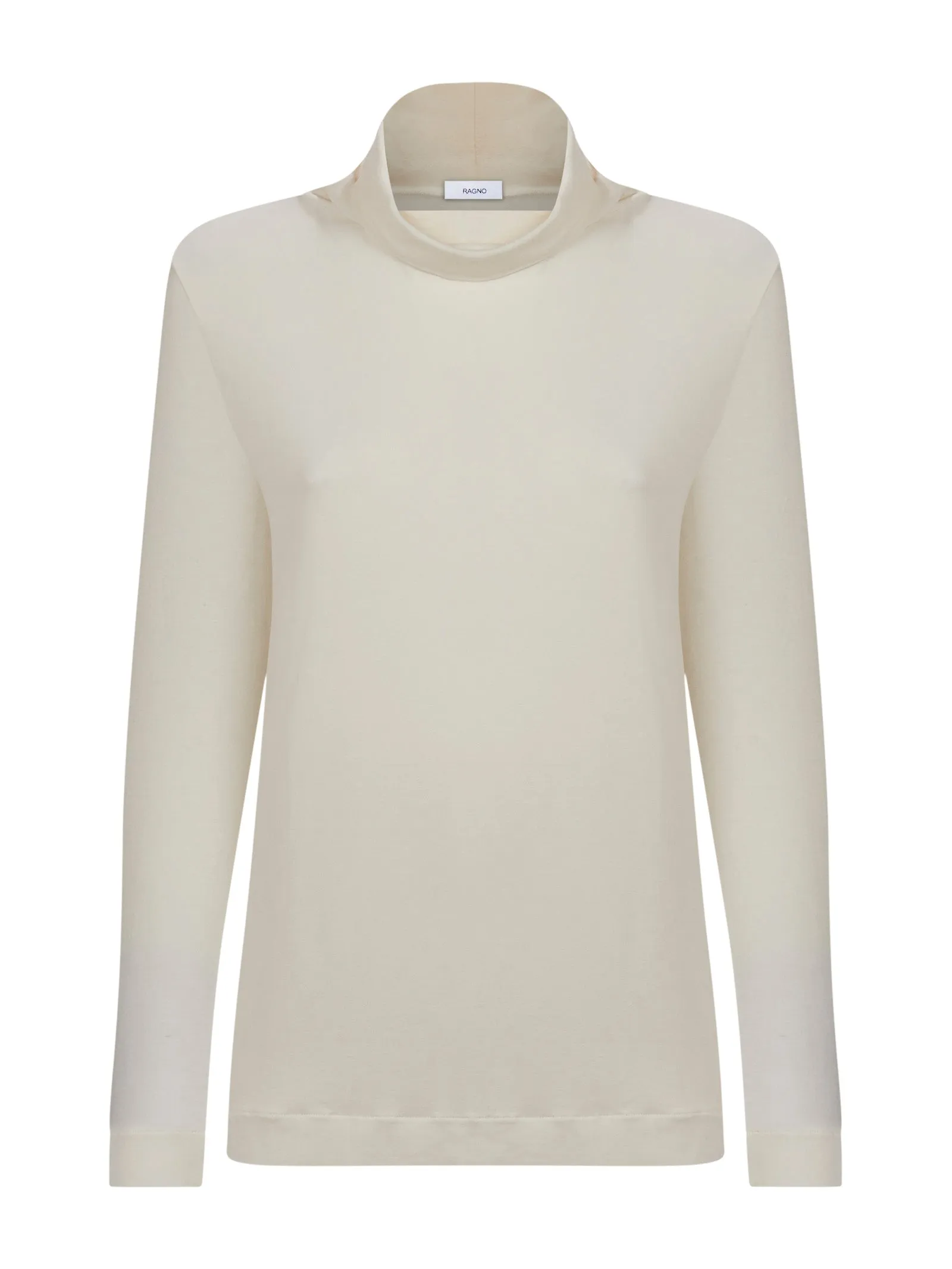 Maglietta con collo morbido in filato Tenderwool - Casha