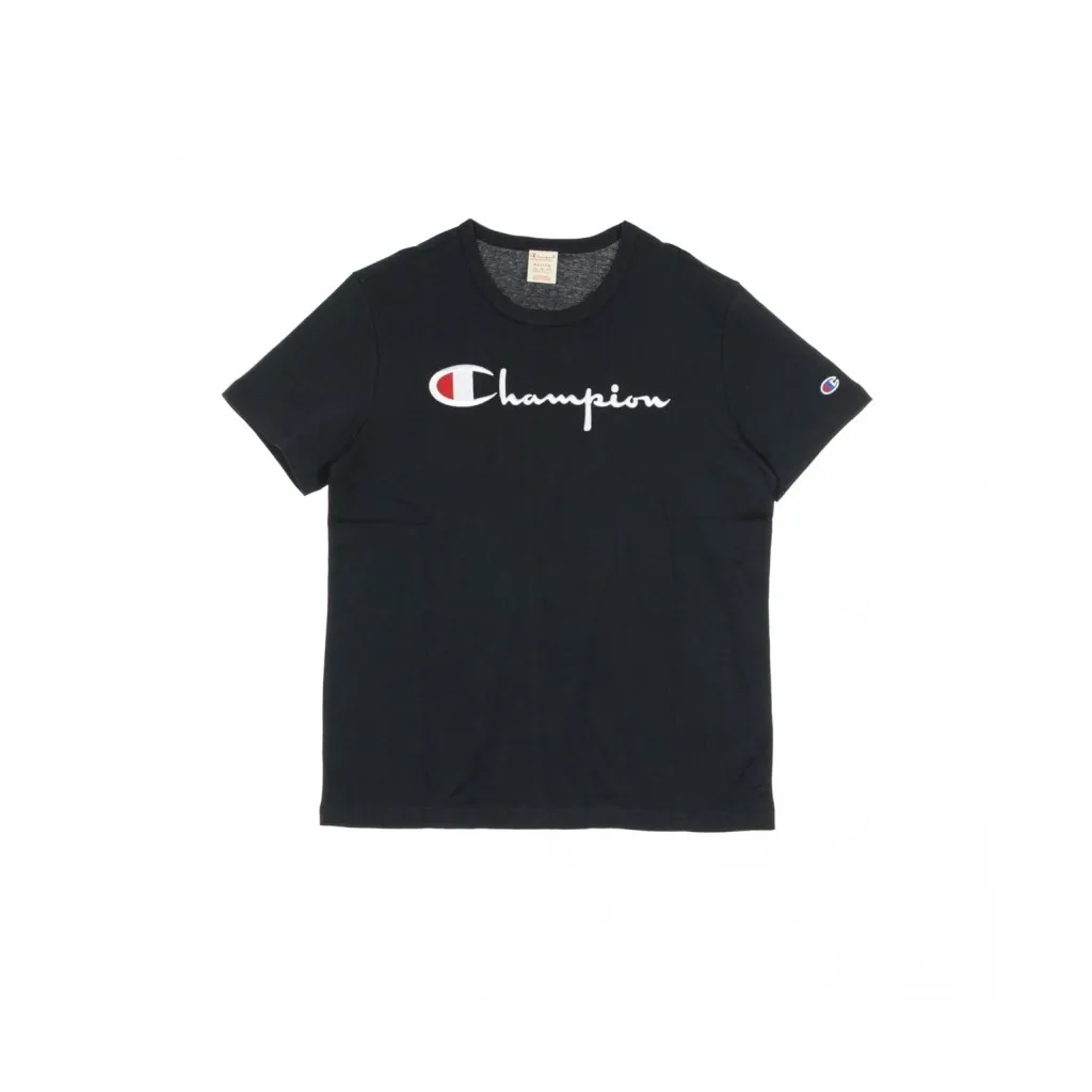 MAGLIETTA CREWNECK TEE NAVY