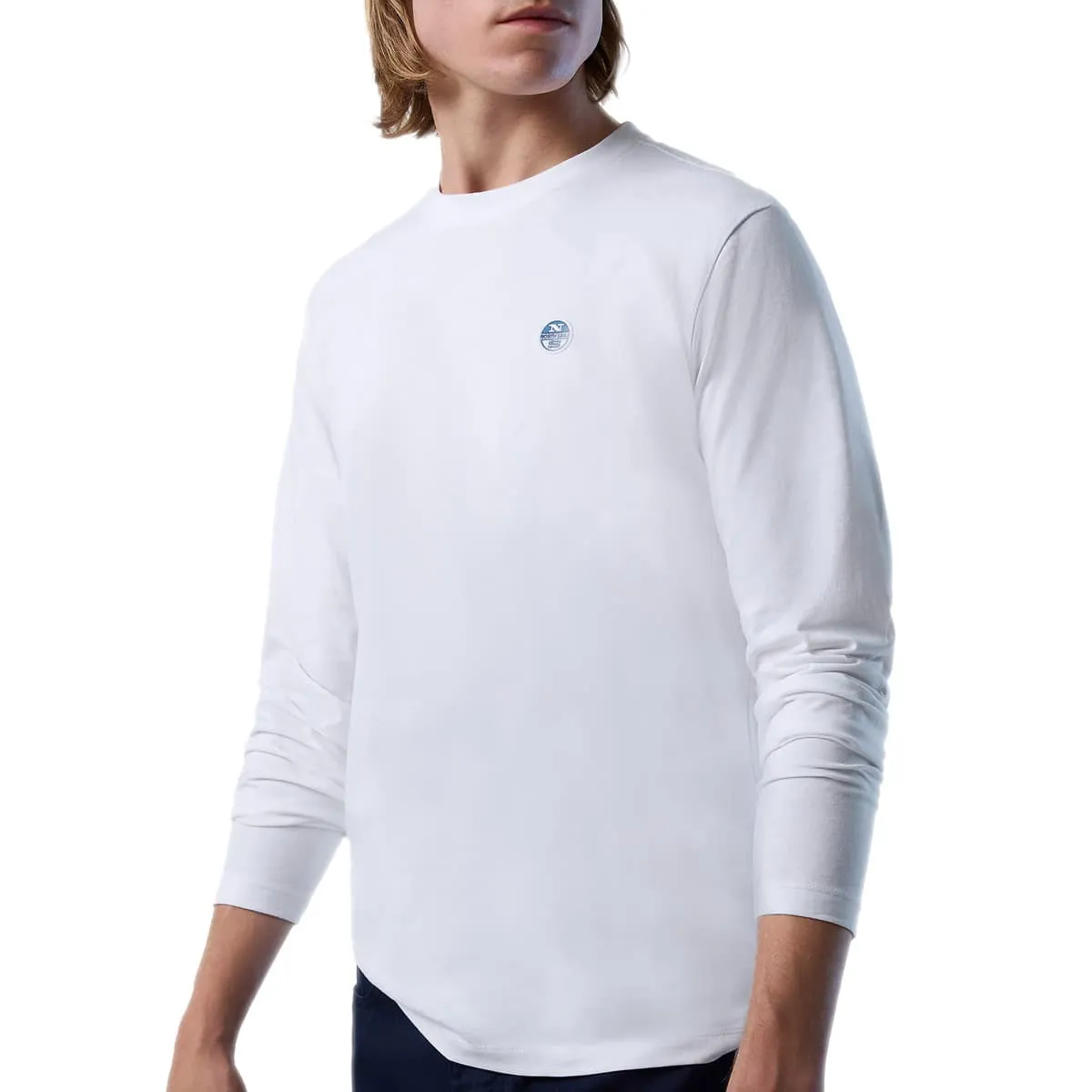Maglietta M.Lunghe Mini Logo 692902 Uomo NORTHSAILS