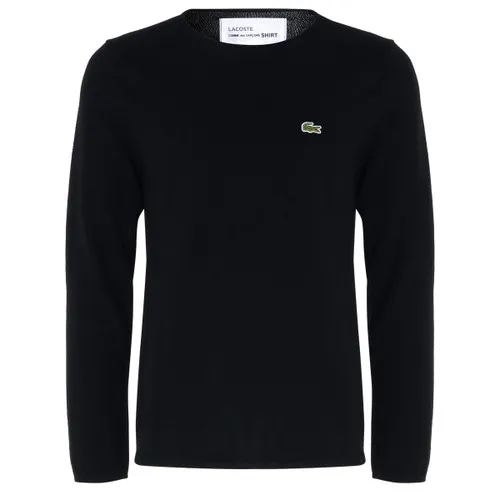 Maglione Comme Des Garçons Shirt x Lacoste nero con maxi logo